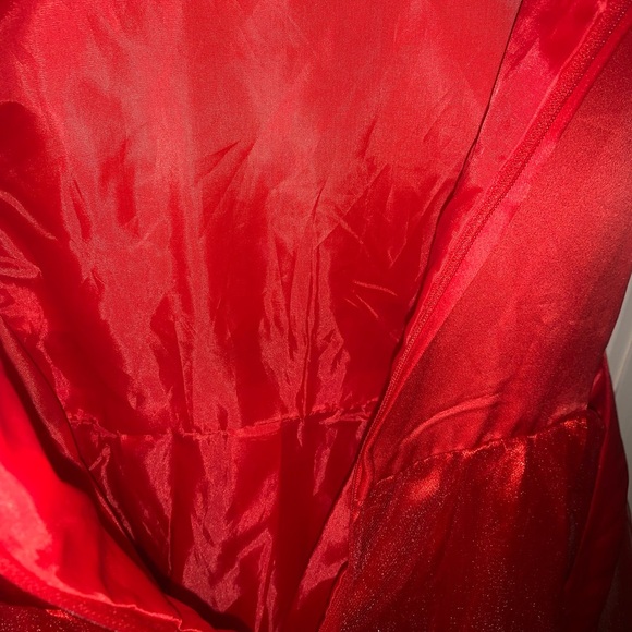 Red holiday dress girls - Picture 4 of 8